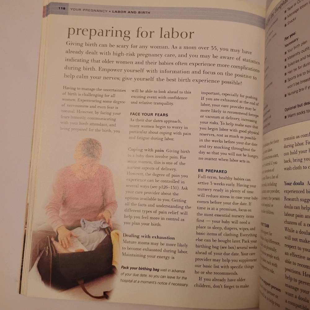 Healthy Pregnancy Over 35 (2005), Paperback Book, Pre-owned - Picture 12 of 13